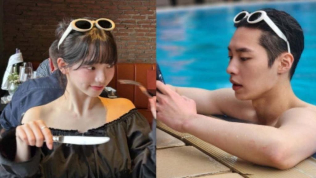 Aespa S Karina And Lee Jae Wook Matching Couple Sunglasses Spark