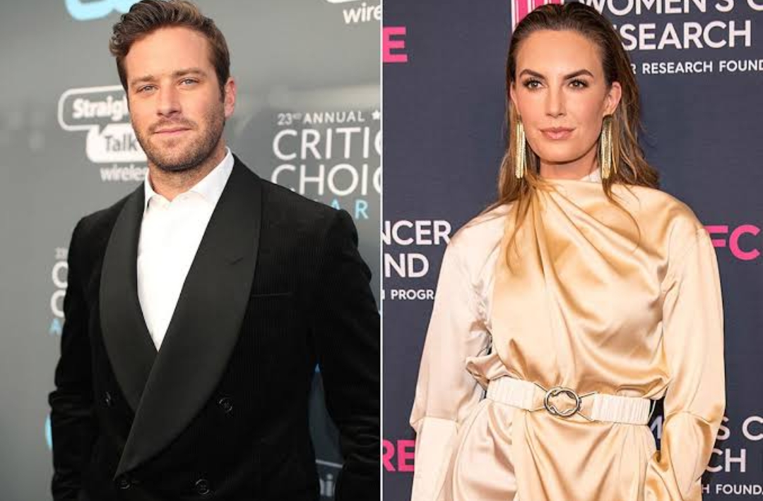 Armie Hammer with wife Elizabeth Chambers