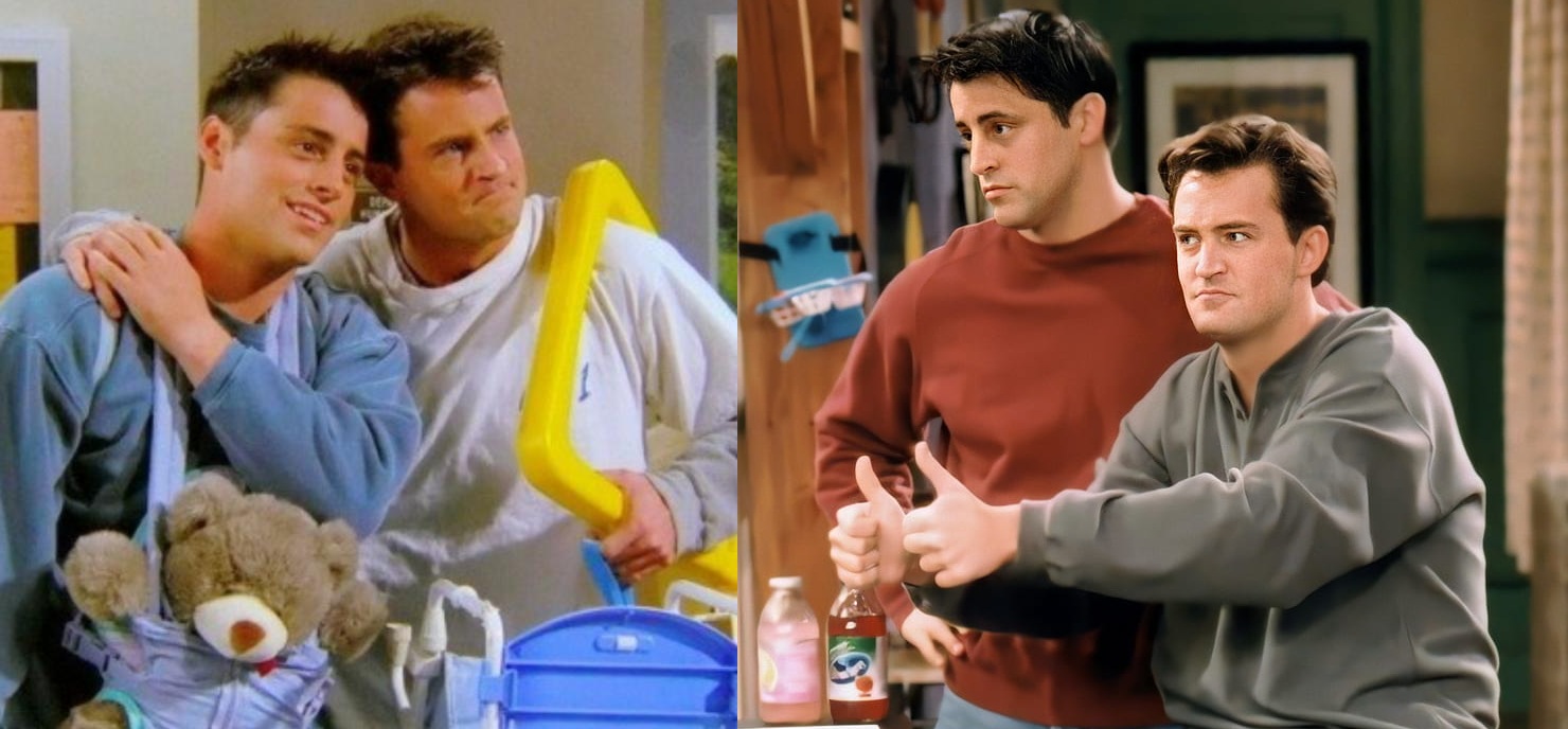 top 10 friends: joey and chandler