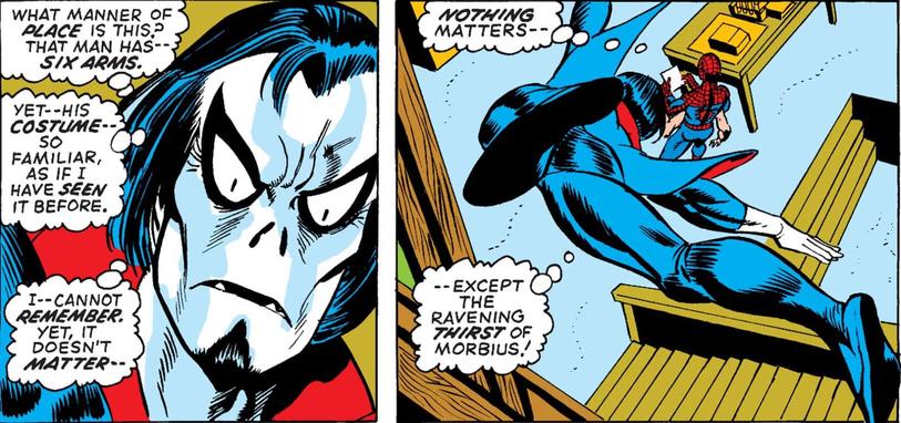 Morbius Powers and Abilities of hypnosis