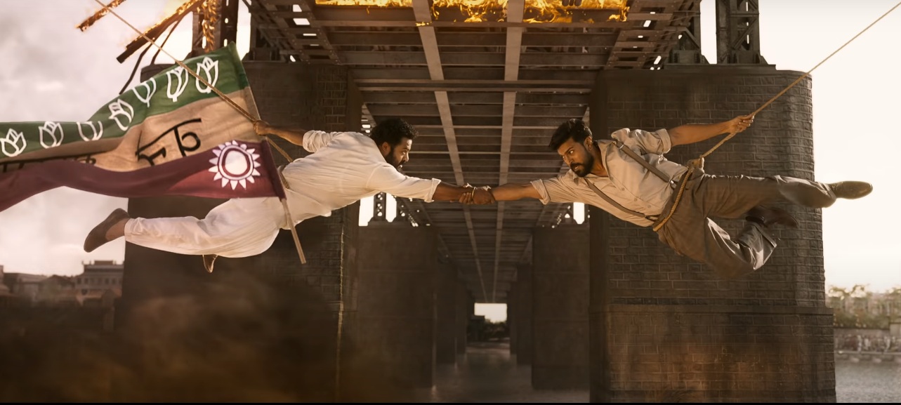RRR movie review; action