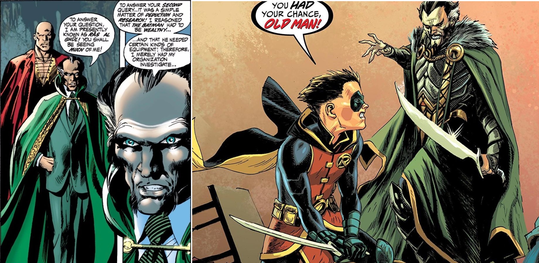Ra's al Ghul:DC Character vs Spider-man