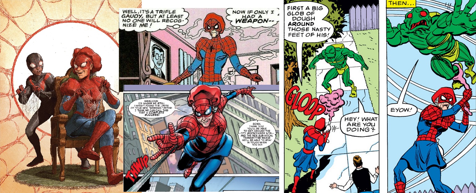 aunt may as spiderwoman in spider verse