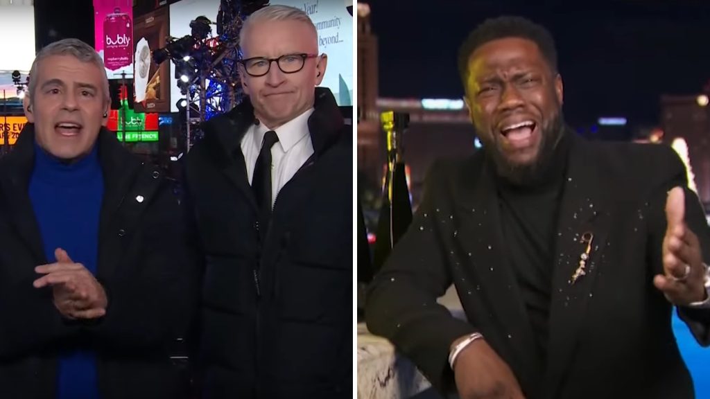 Andy Cohen and Anderson Cooper and Kevin Hart; Credits: People