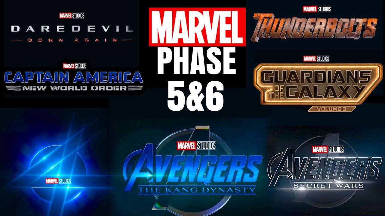 Marvel phase 5 and 6 upcoming movies