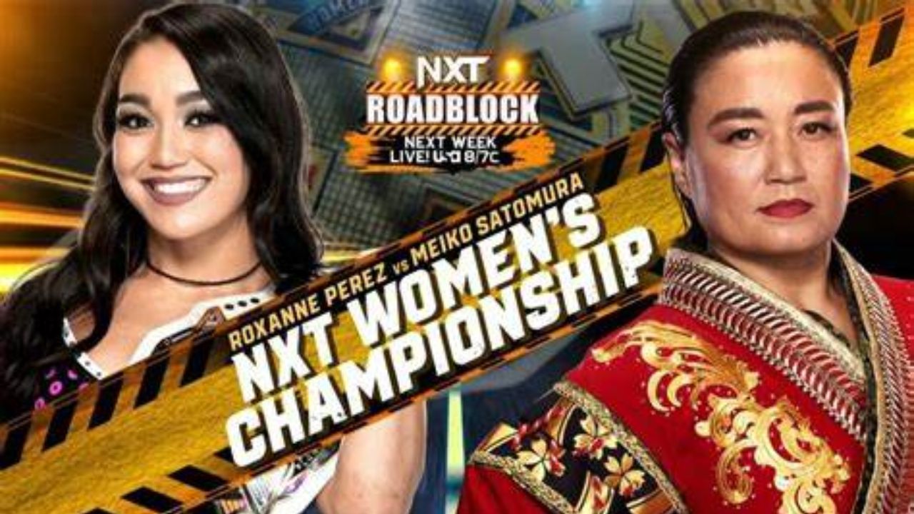 NXT Roadblock 2023 women's championship match
