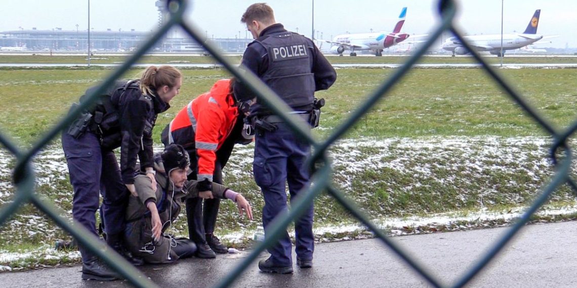 Climate Protestors Glued Themselves to Runway of Canadian Airport Cancelling Over 140 Flights